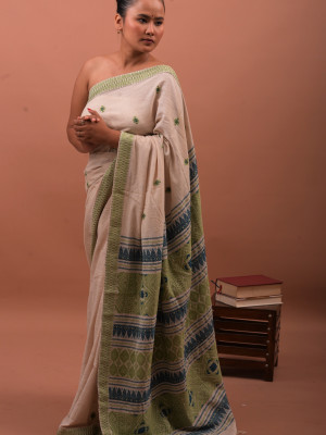 ERI PINK SILK SAREE (AHIMSA SILK) ERI PINK SILK SAREE (AHIMSA SILK)