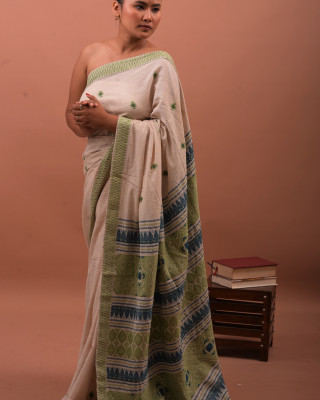ERI PINK SILK SAREE (AHIMSA SILK) ERI PINK SILK SAREE (AHIMSA SILK)