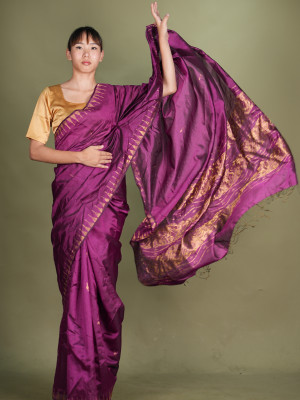 Mulberry Silk Moirangphee Saree