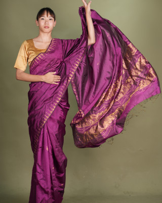 Mulberry Silk Moirangphee Saree