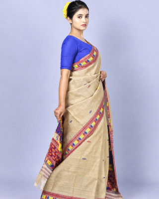 Assam Original Handloom Muga Silk Saree