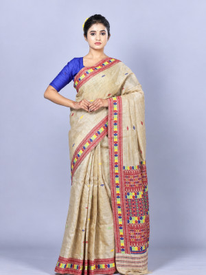 Assam Original Handloom Muga Silk Saree