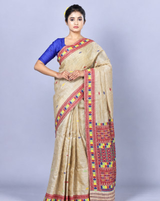 Assam Original Handloom Muga Silk Saree