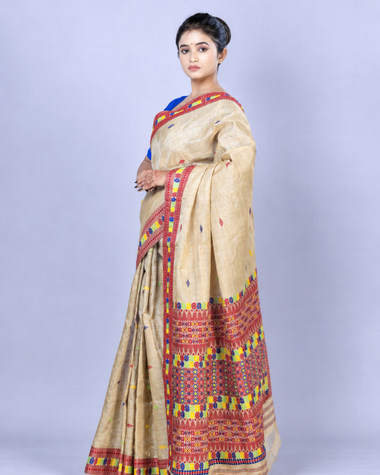 Assam Original Handloom Muga Silk Saree