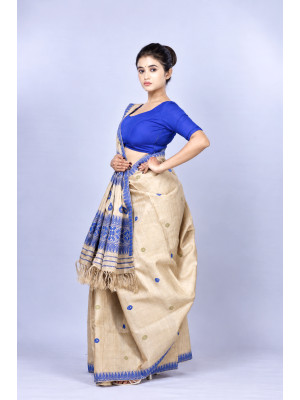 Assam Original Handloom Muga Silk Saree