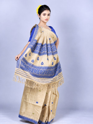 Assam Original Handloom Muga Silk Saree