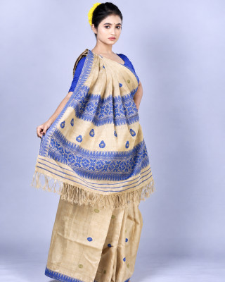 Assam Original Handloom Muga Silk Saree