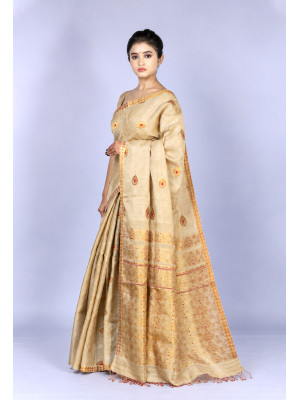 Assam Pure Handloom Muga Silk Saree Assam Pure Handloom Muga Silk Saree