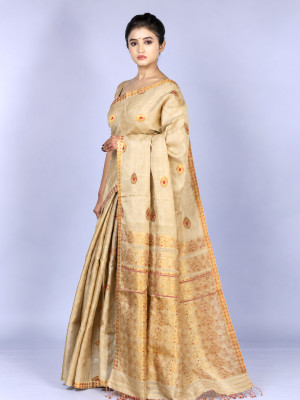 Assam Pure Handloom Muga Silk Saree Assam Pure Handloom Muga Silk Saree