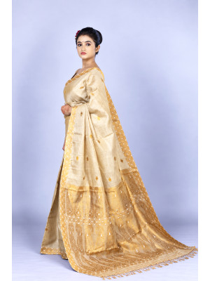 Assam Pure Handloom Muga Silk Saree
