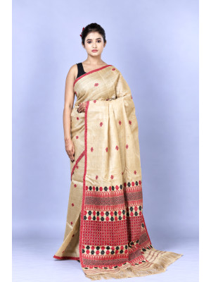 Assam Original Handloom Muga Silk Saree