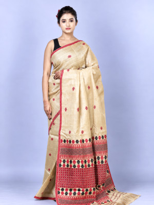Assam Original Handloom Muga Silk Saree