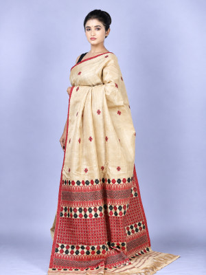Assam Original Handloom Muga Silk Saree
