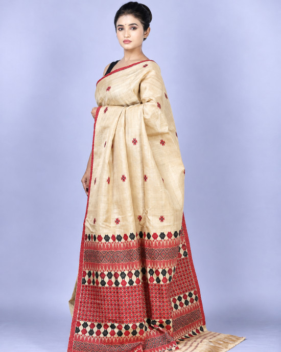 Assam Original Handloom Muga Silk Saree