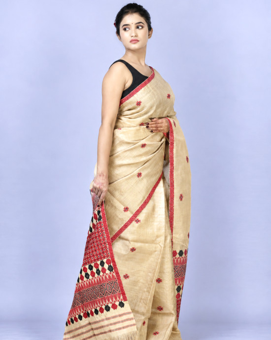 Assam Original Handloom Muga Silk Saree