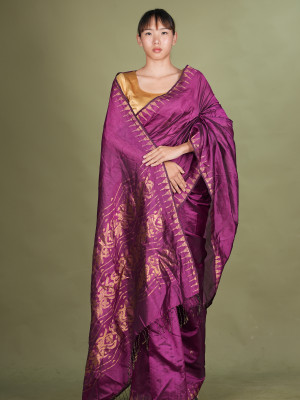 Mulberry Silk Moirangphee Saree