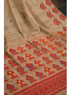 Assam Original Handloom Muga Silk Saree