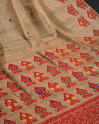 Assam Original Handloom Muga Silk Saree
