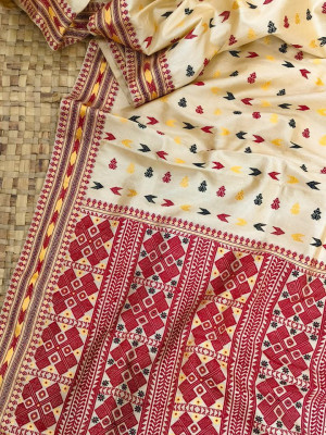 Tussar Silk Assamese Handloom Saree Tussar Silk Assamese Handloom Saree