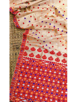 Tussar Silk Assamese Handloom Saree Tussar Silk Assamese Handloom Saree