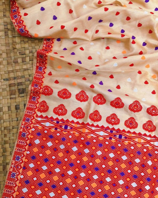 Tussar Silk Assamese Handloom Saree