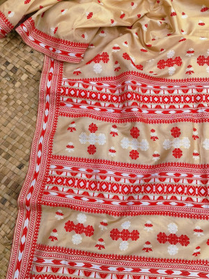 Tussar Silk Assamese Handloom Saree Tussar Silk Assamese Handloom Saree