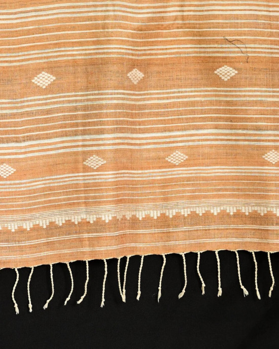 PEACH ERI (AHIMSA) SILK SAREE PEACH ERI (AHIMSA) SILK SAREE