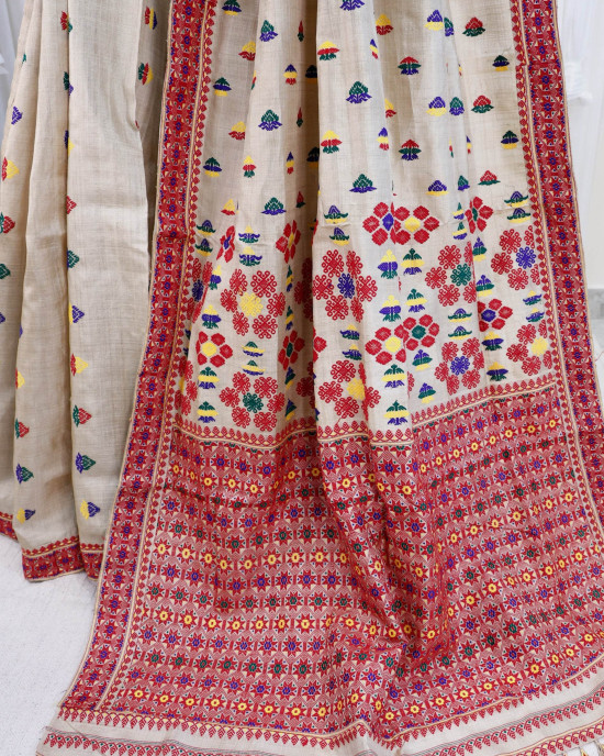 PURE MUGA SILK HANDLOOM SAREE PURE MUGA SILK HANDLOOM SAREE
