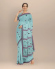 COTTON HANDWOVEN BLUE SAREE COTTON HANDWOVEN BLUE SAREE