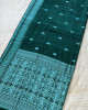 GREEN ERI SILK SAREE (AHIMSA SILK) GREEN ERI SILK SAREE (AHIMSA SILK)