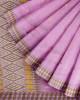 COTTON HANDWOVEN PINKISH SAREE
