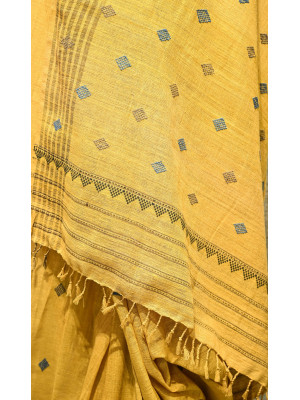 Eri (Ahimsa) Silk Turmeric Yellow Saree Eri (Ahimsa) Silk Turmeric Yellow Saree