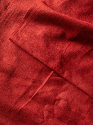 Sappanwood Dyed Eri Silk Fabric Per Mtr Sappanwood Dyed Eri Silk Fabric Per Mtr
