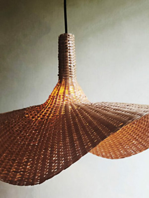 Umbrella Style Bamboo Lampshade