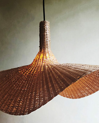 Umbrella Style Bamboo Lampshade