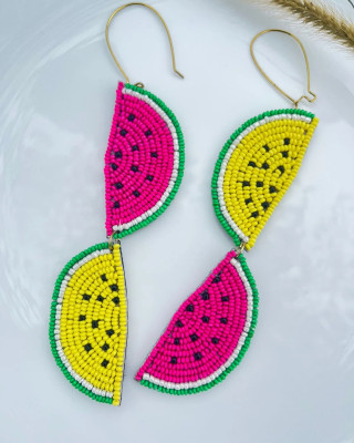 Water Melon Earrings