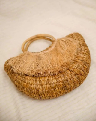 Handmade and Natural Water Hyacinth Bag Handmade and Natural Water Hyacinth Bag