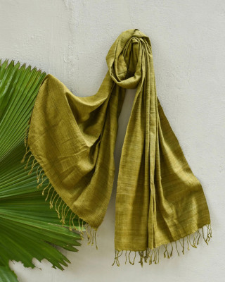 OINION SKIN DYE ERI SILK STOLE OINION SKIN DYE ERI SILK STOLE