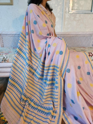 Eri Silk/Ahimsa Lavender Silk  Saree Eri Silk/Ahimsa Lavender Silk  Saree