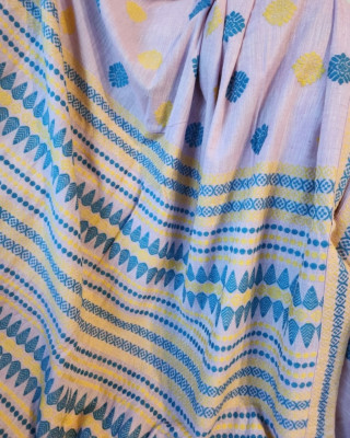 Eri Silk/Ahimsa Lavender Silk  Saree