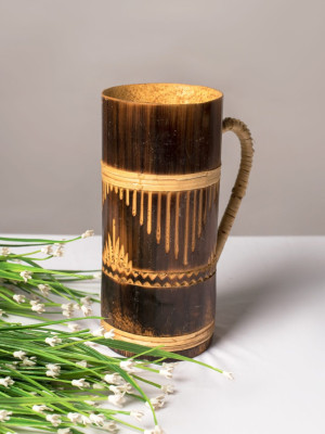 Bamboo Beer Mug Set of 2 Bamboo Beer Mug Set of 2