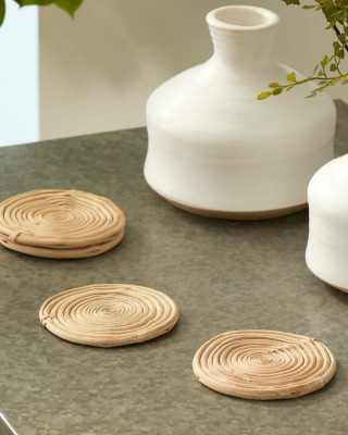 Cane Coaster set of 2