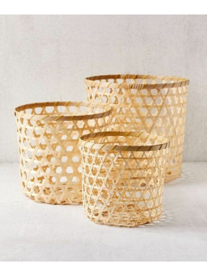 Cane Planter Set of 3 Cane Planter Set of 3
