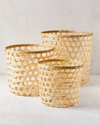 Cane Planter Set of 3 Cane Planter Set of 3