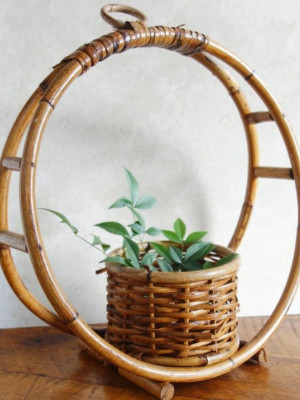 Cane Ring Hanging Planters Cane Ring Hanging Planters