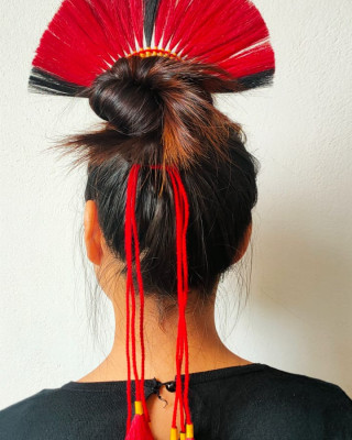 Goat Hair Naga Hair Clip