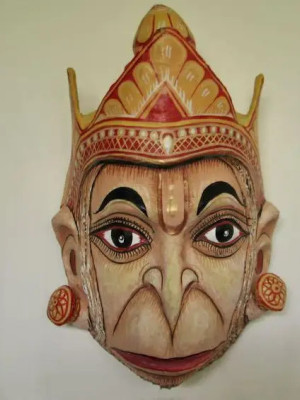 Hanumana Majuli Mukha Mask Hanumana Majuli Mukha Mask
