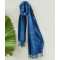 INDIGO NATURAL DYE ERI SILK STOLE INDIGO NATURAL DYE ERI SILK STOLE