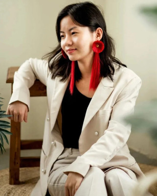 Tassel Naga Earrings