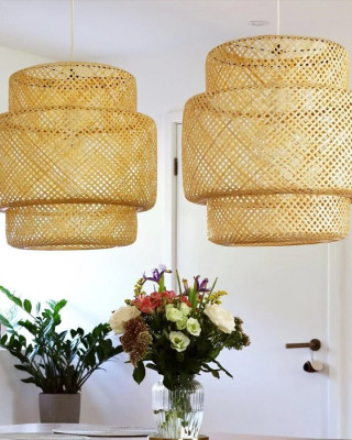Premium Neon Bamboo Lampshade